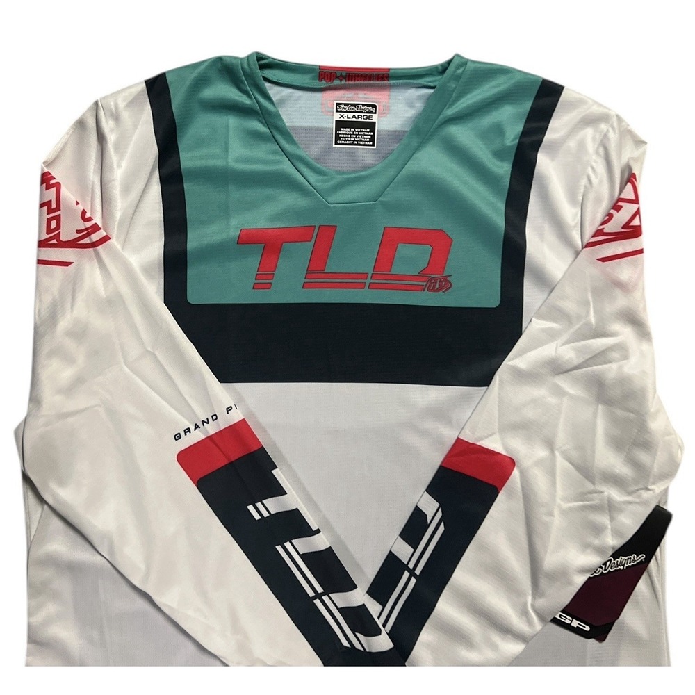 Troy Lee Designs 2022 Women's GP Moto Bike Jersey Brazen‎ White XL Breathable